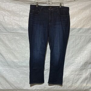 Lee Womens  Straight Leg Mid Rise Jeans Sz 16S